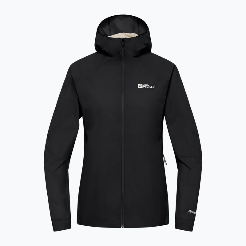 Jack Wolfskin női széldzseki Prelight Octa fekete 7