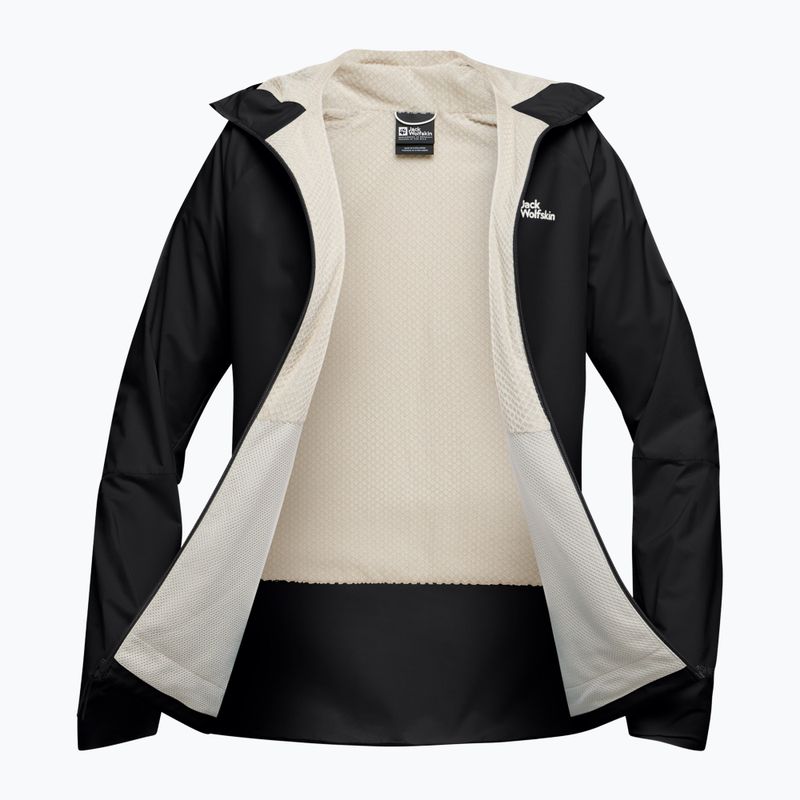 Jack Wolfskin női széldzseki Prelight Octa fekete 10