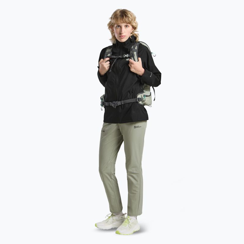 Jack Wolfskin Prelight 2.5L LT női esőkabát fekete 2