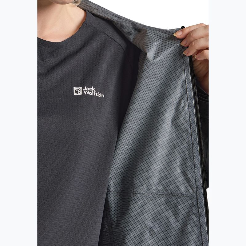 Jack Wolfskin Prelight 2.5L LT női esőkabát fekete 6