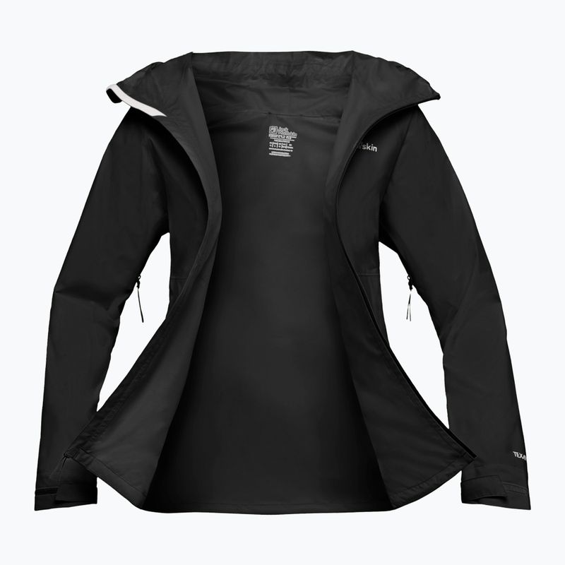 Jack Wolfskin Prelight 2.5L LT női esőkabát fekete 10