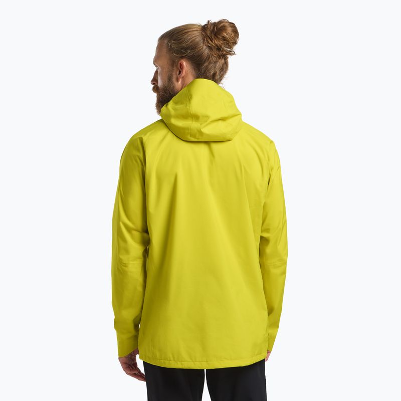 Jack Wolfskin Prelight 2.5L LT chartreuse férfi esőkabát 3