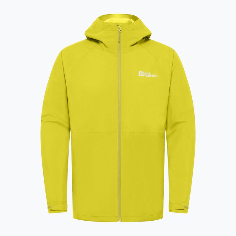 Jack Wolfskin Prelight 2.5L LT chartreuse férfi esőkabát 8