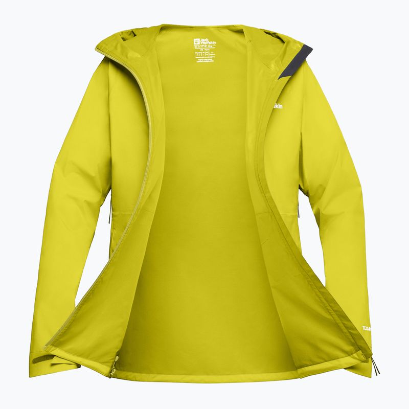 Jack Wolfskin Prelight 2.5L LT chartreuse férfi esőkabát 11
