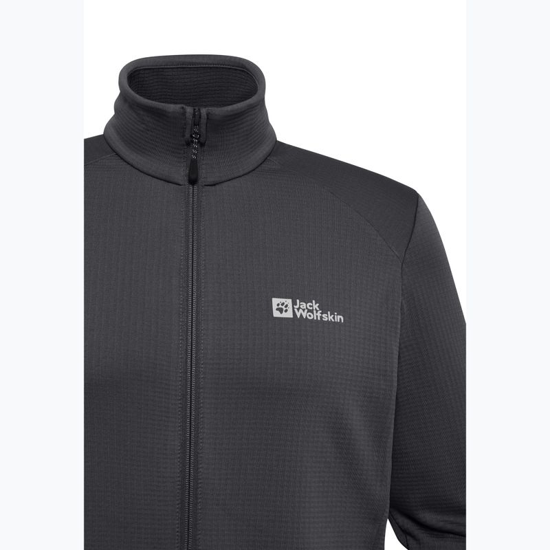 Férfi Jack Wolfskin Kolbenberg Kolbenberg Full Zip fantom fleece melegítőfelső 10