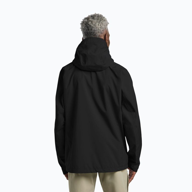 Férfi esőkabát Jack Wolfskin Tempest 2l fekete 3