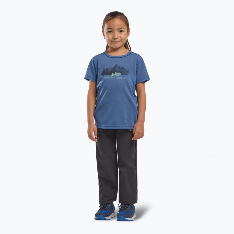 Jack Wolfskin Gyermek Hiking Graphic T shirt esti égbolt 2