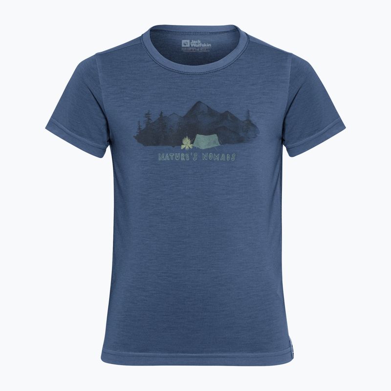 Jack Wolfskin Gyermek Hiking Graphic T shirt esti égbolt 5