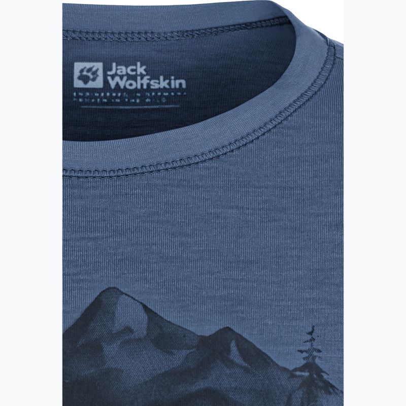 Jack Wolfskin Gyermek Hiking Graphic T shirt esti égbolt 7