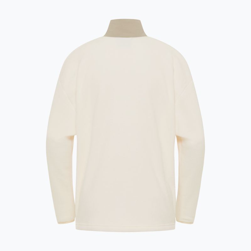 Jack Wolfskin női Sumetro Half Zip fleece pulóver pamut fehér 8