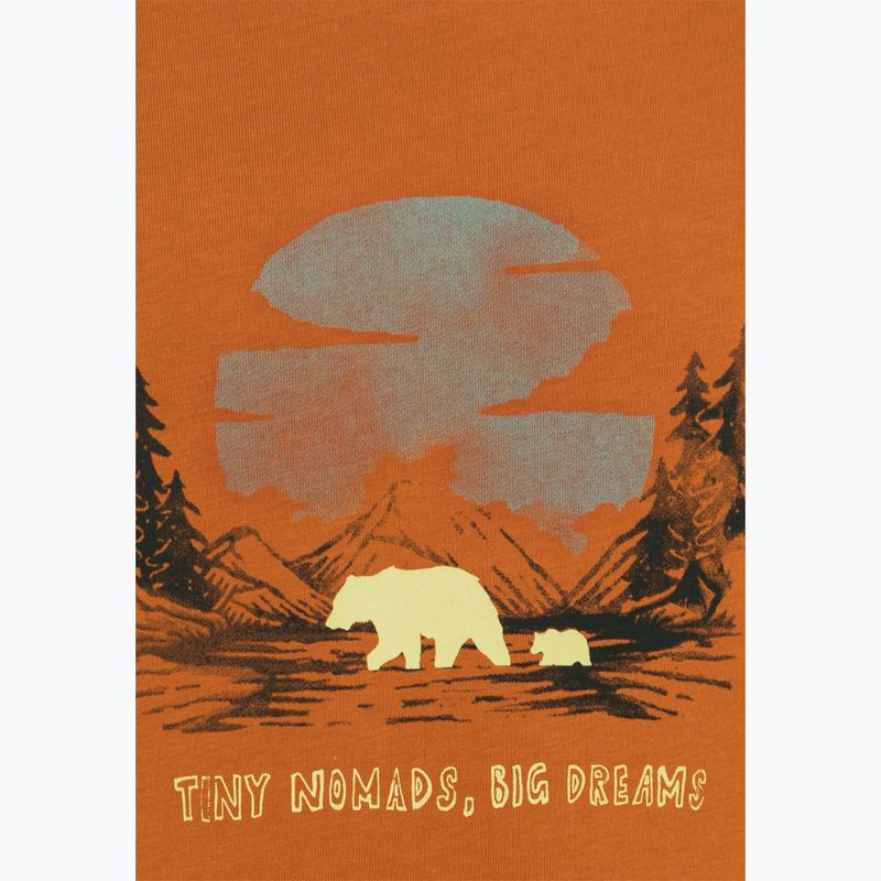Jack Wolfskin gyerek póló Graphic Cotton T print soft amber 11
