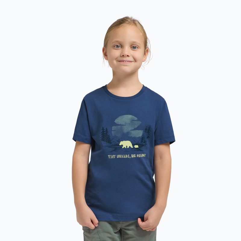 Jack Wolfskin gyerek póló Graphic Cotton T print esti égbolt