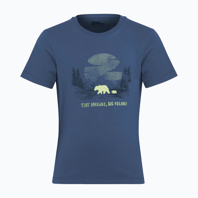 Jack Wolfskin gyerek póló Graphic Cotton T print esti égbolt 8
