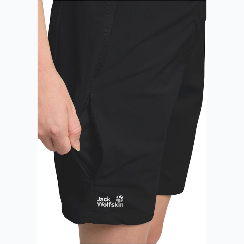 Jack Wolfskin női trekkingnadrág Hikeout fekete 6