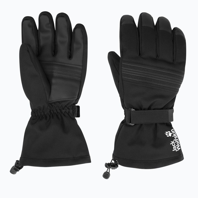 Jack Wolfskin Ins Ski fekete síkesztyű