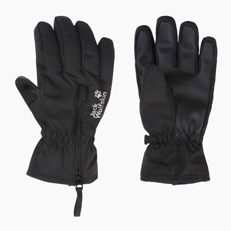 Gyerek túrakesztyű Jack Wolfskin Easy Zip black