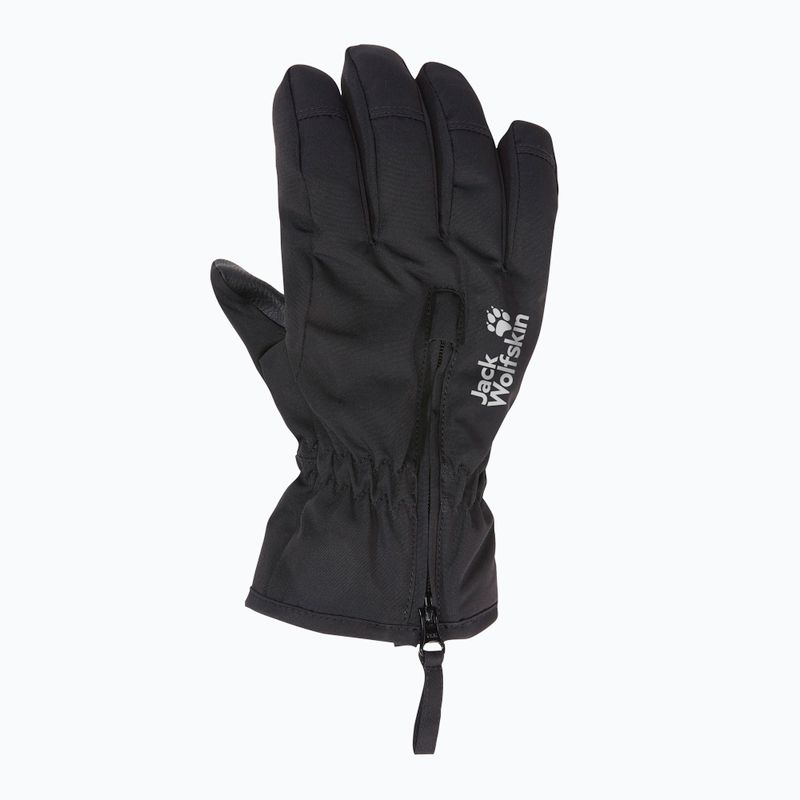 Gyerek túrakesztyű Jack Wolfskin Easy Zip black 2
