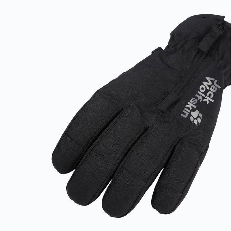 Gyerek túrakesztyű Jack Wolfskin Easy Zip black 4