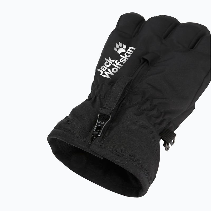 Gyerek túrakesztyű Jack Wolfskin Easy Zip black 5