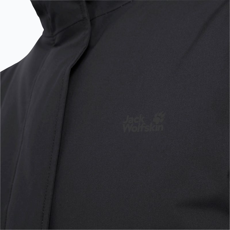 Női bélelt dzseki Jack Wolfskin Wintertide fekete 5