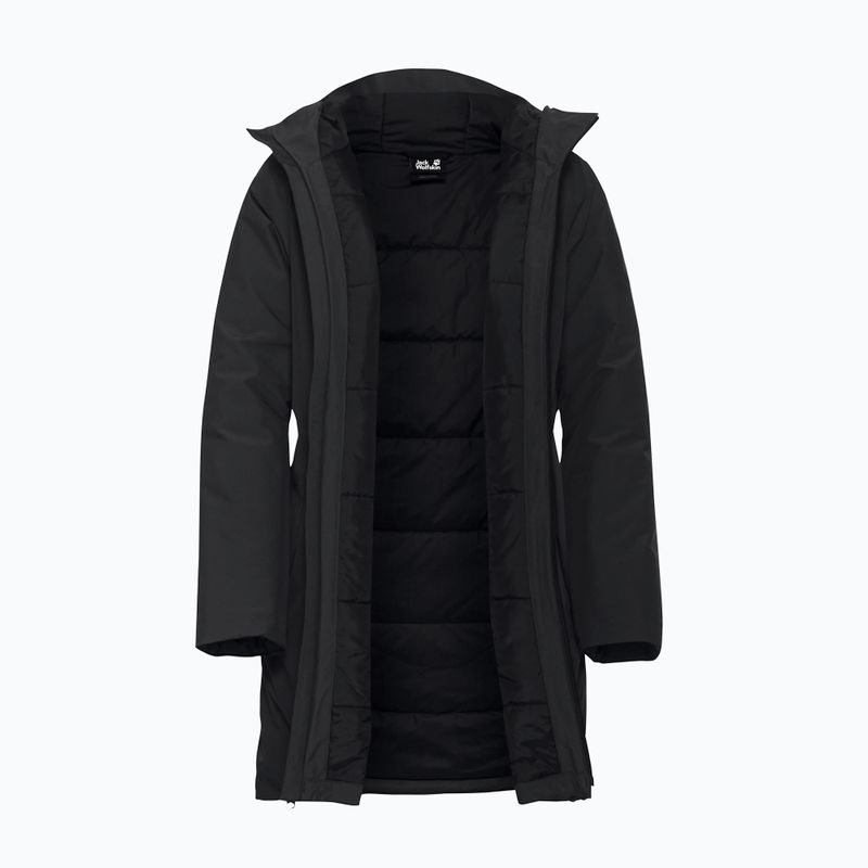 Női bélelt dzseki Jack Wolfskin Frost Haven fekete 9