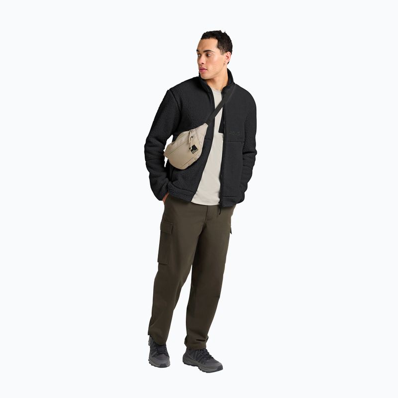 Férfi túrapulóver Jack Wolfskin Stone Lite fekete 2