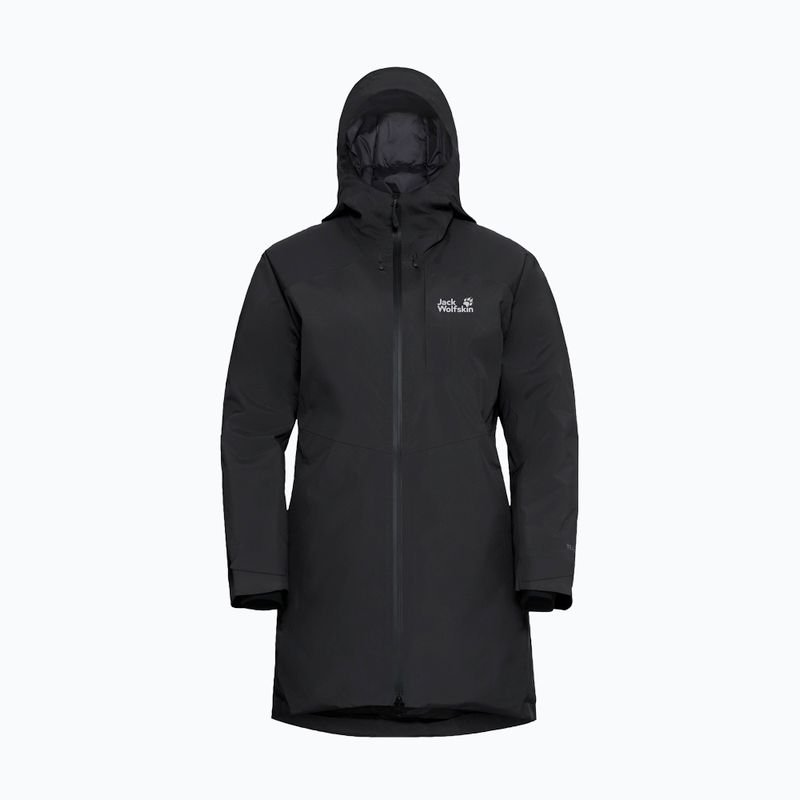 Női esőkabát Jack Wolfskin Icecape 2L Down Ins Rds fekete 7