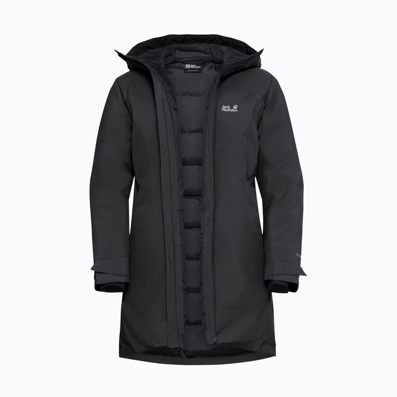 Női esőkabát Jack Wolfskin Icecape 2L Down Ins Rds fekete 9