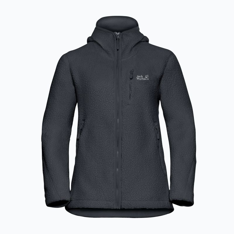 Női polár pulóver Jack Wolfskin Cradle Mountain Pile Full Zip phantom 7