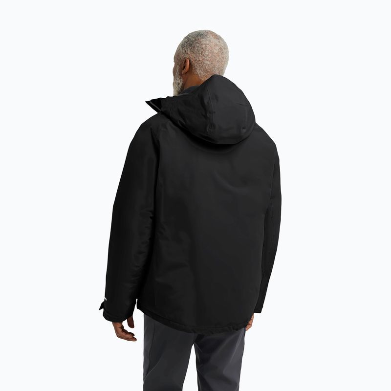 Férfi esőkabát Jack Wolfskin Icecape 2L Down Ins Rds fekete 3