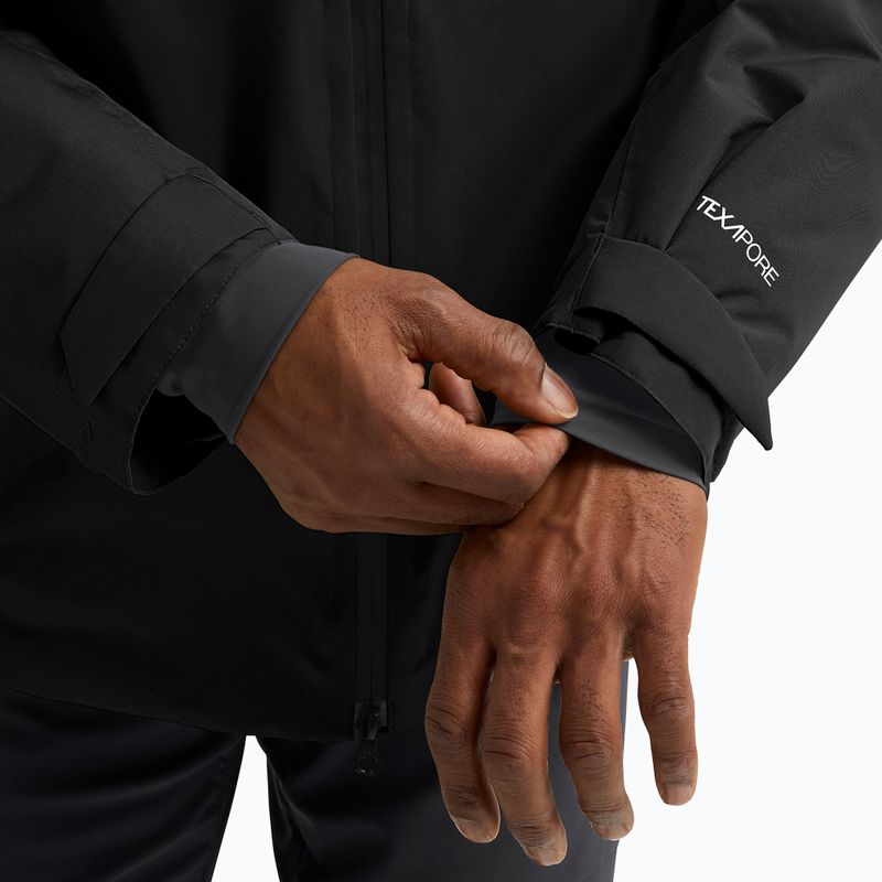 Férfi esőkabát Jack Wolfskin Icecape 2L Down Ins Rds fekete 5