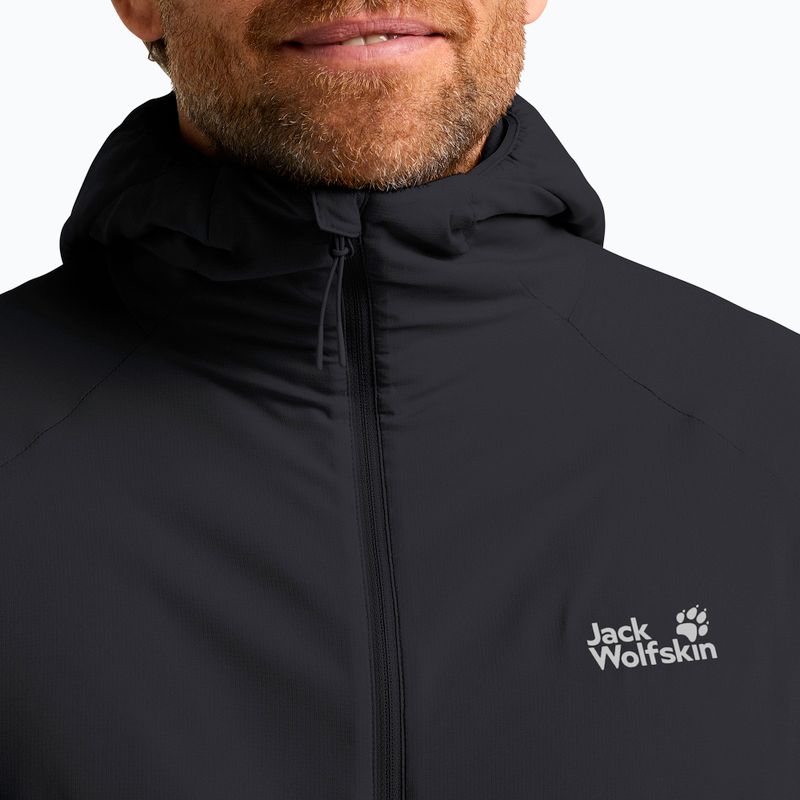 Férfi softshell dzseki Jack Wolfskin Prelight Ins fekete 4