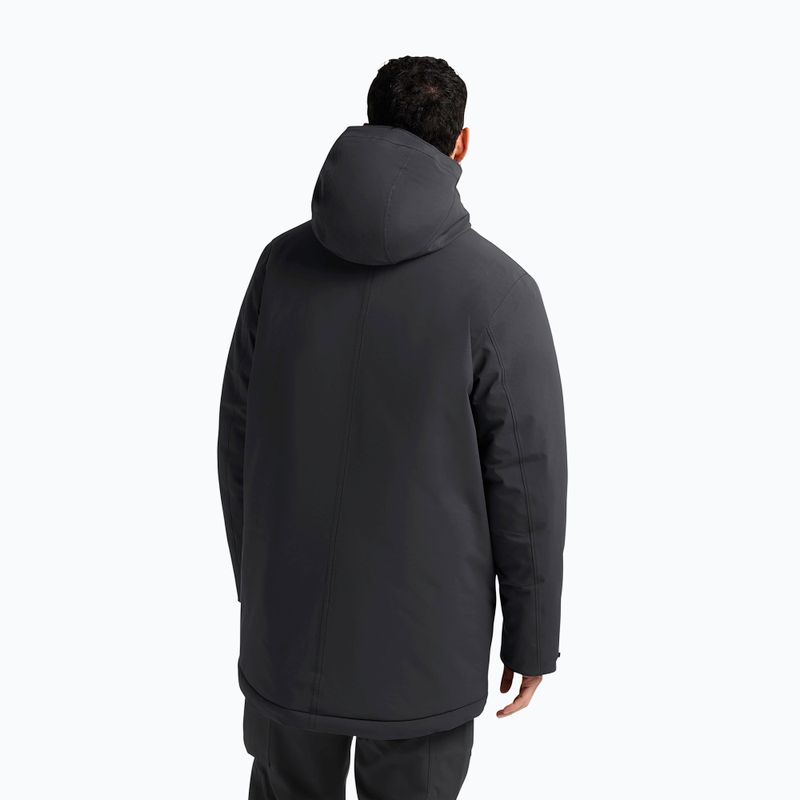 Férfi bélelt kabát Jack Wolfskin Cold Camp Coat black 3