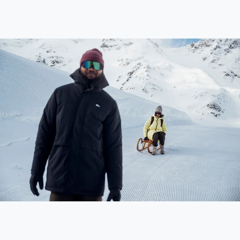 Férfi bélelt kabát Jack Wolfskin Cold Camp Coat black 10