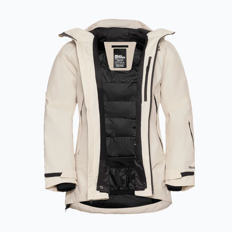 Női sídzseki Jack Wolfskin Flowline Pro 2L Ins világos homok 10