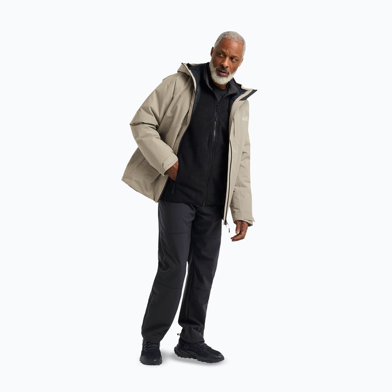 Férfi esőkabát Jack Wolfskin Icecape 2L Down Ins Rds lenvászon 2
