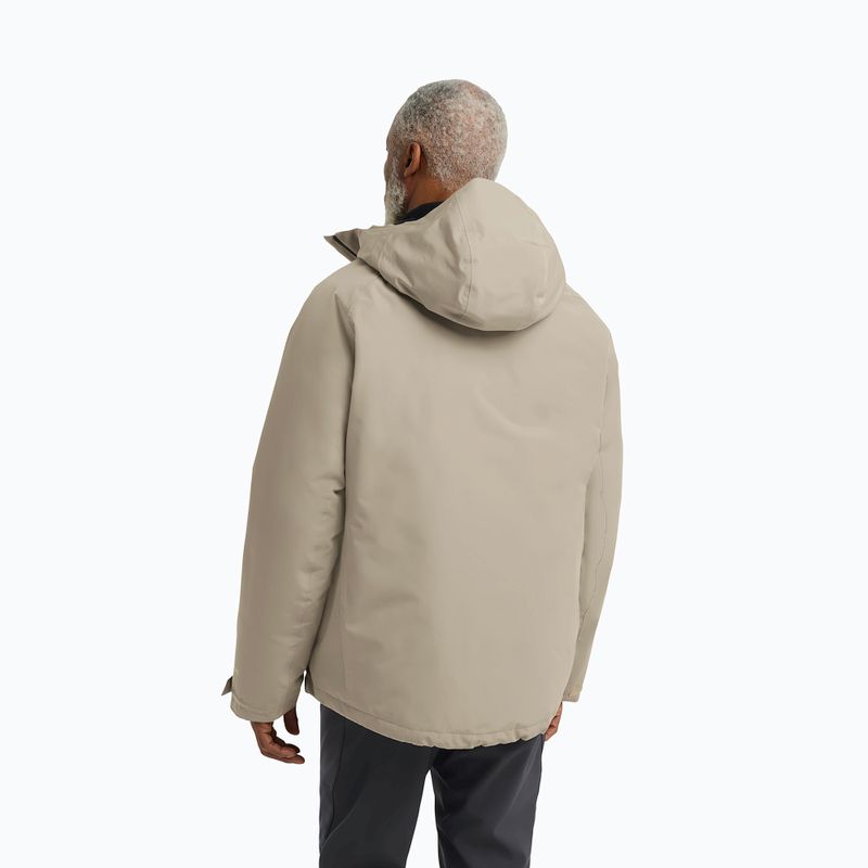 Férfi pehelydzseki Jack Wolfskin Icecape 2L Down Ins Rds linen 3