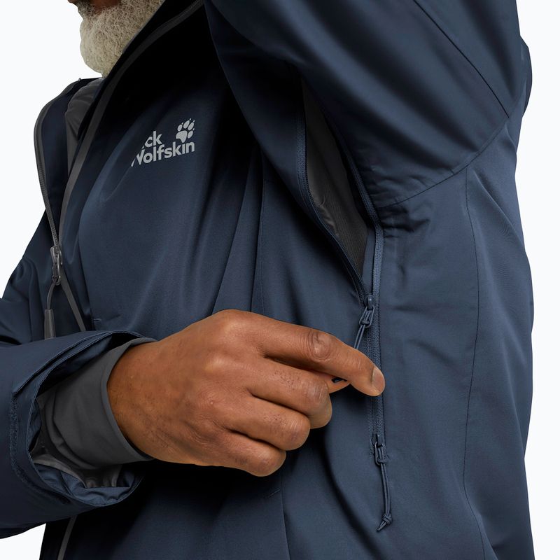 Férfi pehelydzseki Jack Wolfskin Icecape 2L Down Ins Rds midnight sky 4