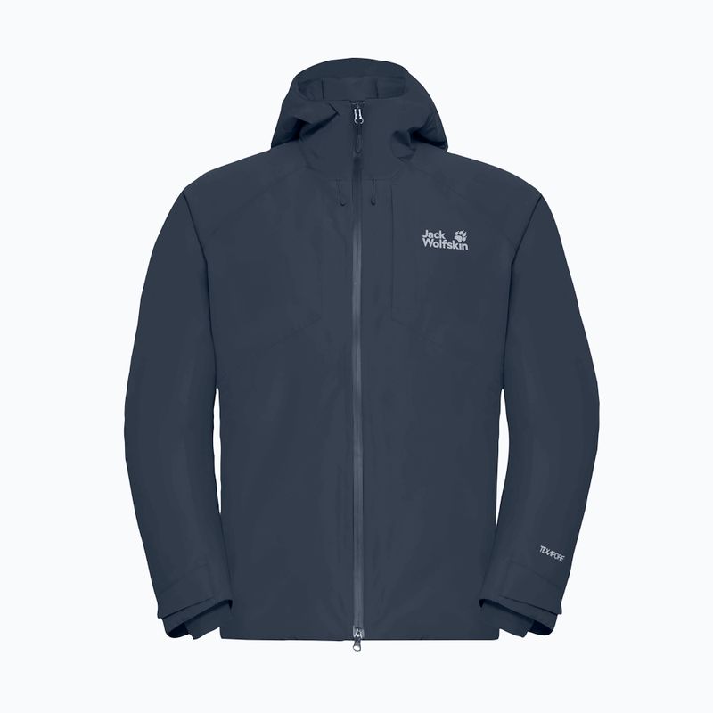 Férfi pehelydzseki Jack Wolfskin Icecape 2L Down Ins Rds midnight sky 7