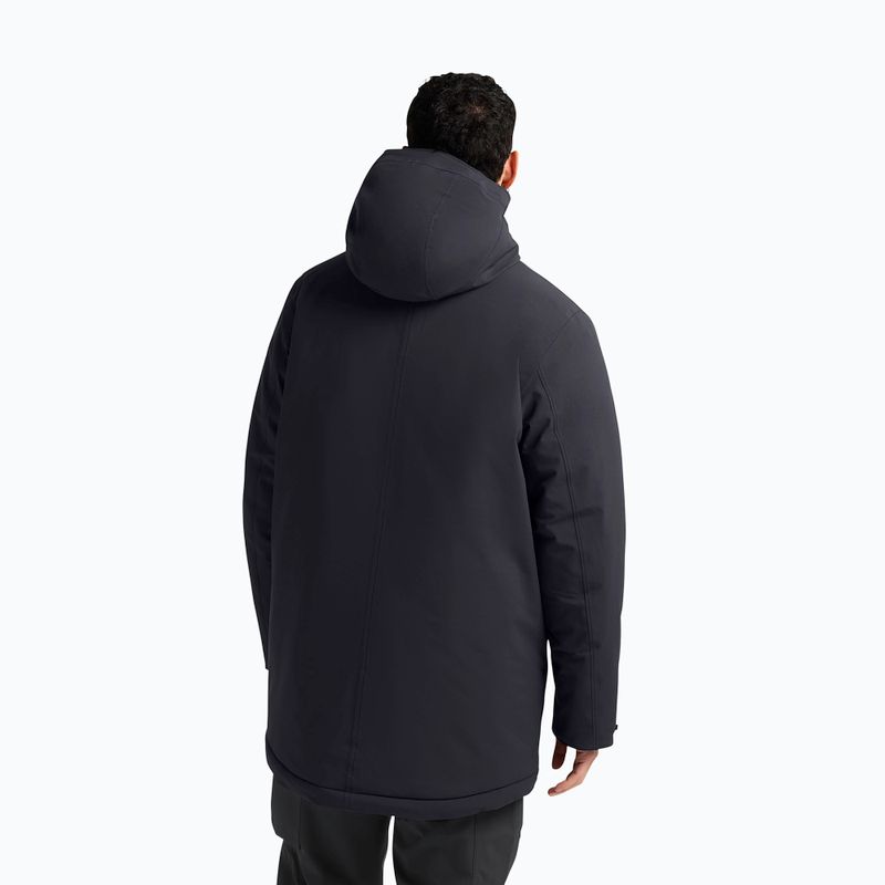 Férfi bélelt dzseki Jack Wolfskin Cold Camp Coat sötétkék 3