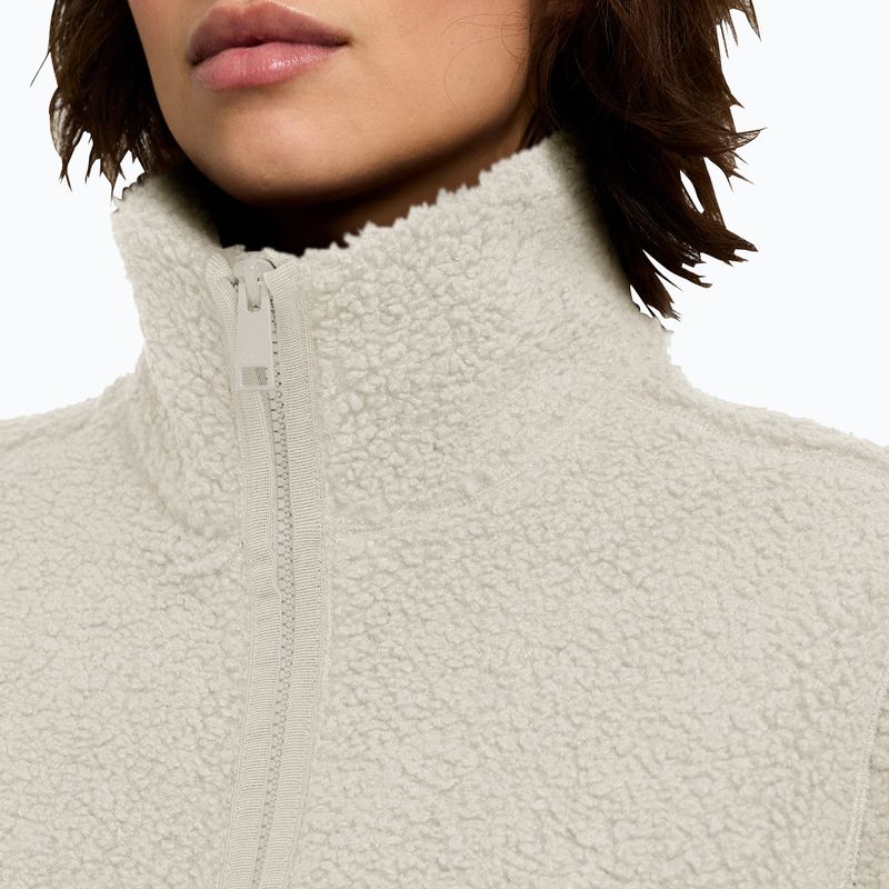 Női túrasweatshirt Jack Wolfskin High Curl halványsárga 4