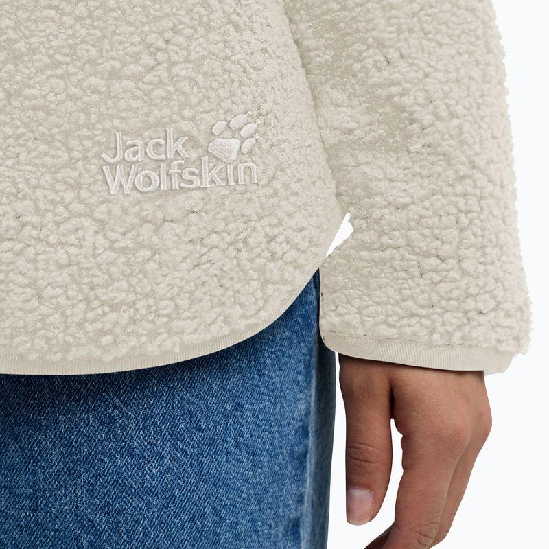 Női túrasweatshirt Jack Wolfskin High Curl halványsárga 6