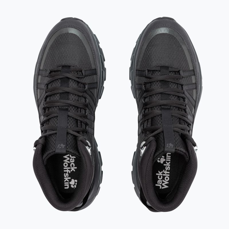 Férfi túracipő Jack Wolfskin Wild Hike Texapore Mid black 3