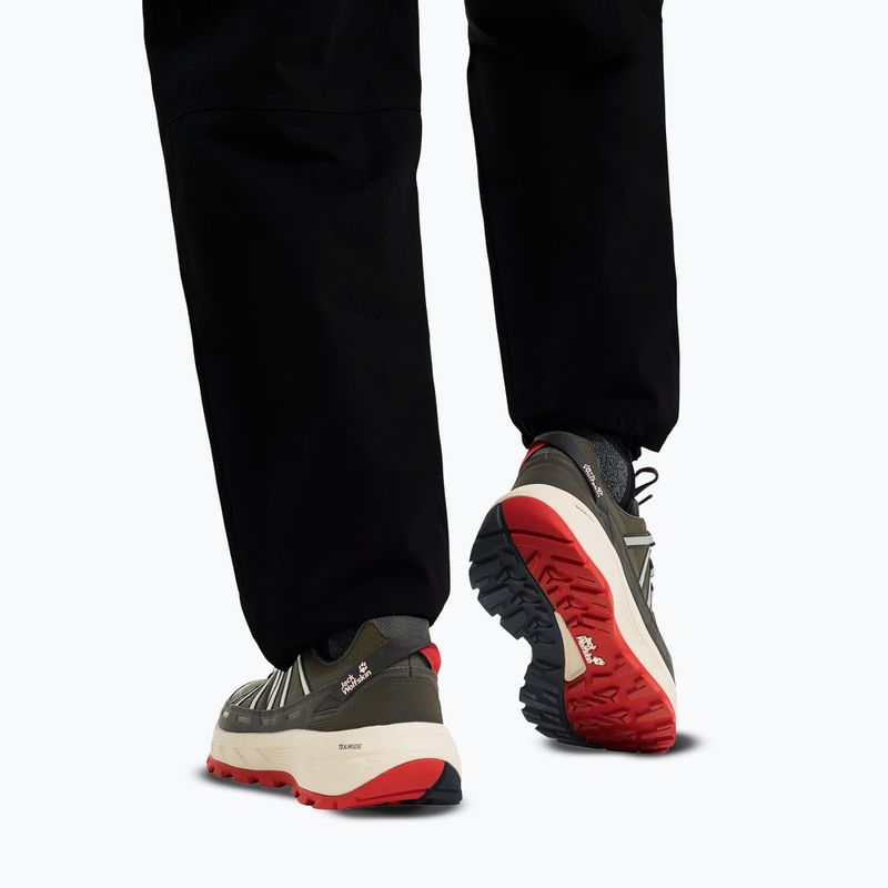 Férfi túracipő Jack Wolfskin Wild Hike Texapore Low obsidian moss 6