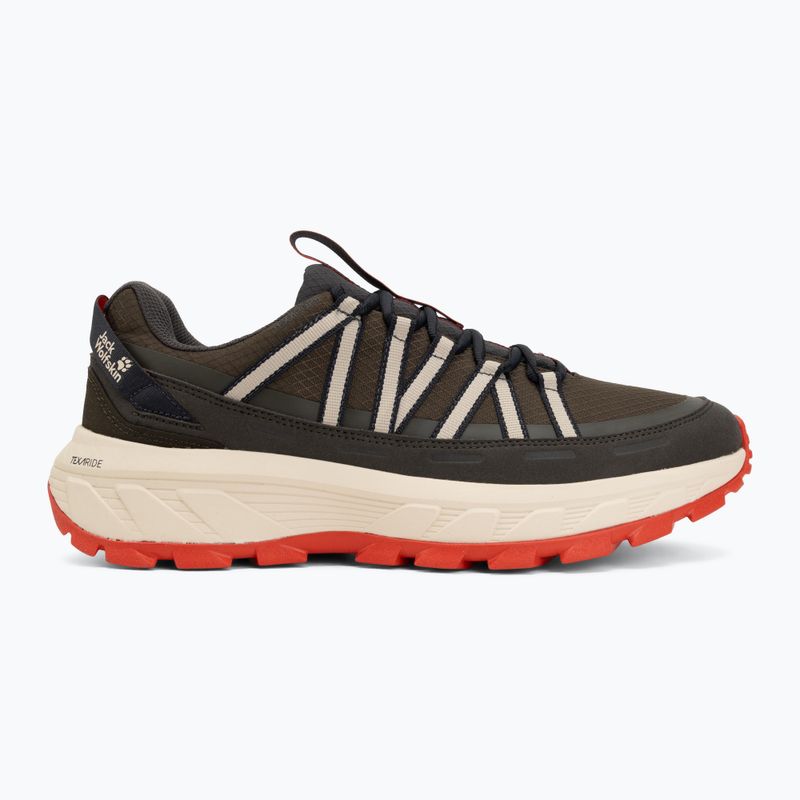 Férfi túracipő Jack Wolfskin Wild Hike Texapore Low obsidian moss 2