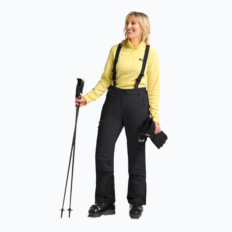 Női sínadrág Jack Wolfskin Flowline Pro 2L Ins fekete 2