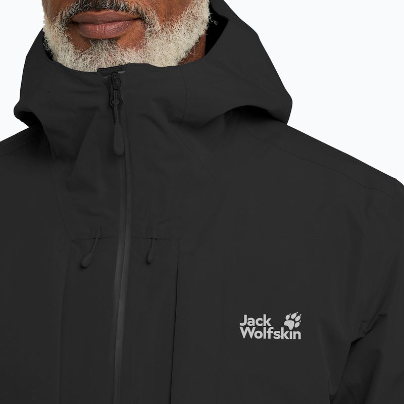 Férfi 3 az 1-ben dzseki Jack Wolfskin Icecape 3In1 Down Rds fekete 7
