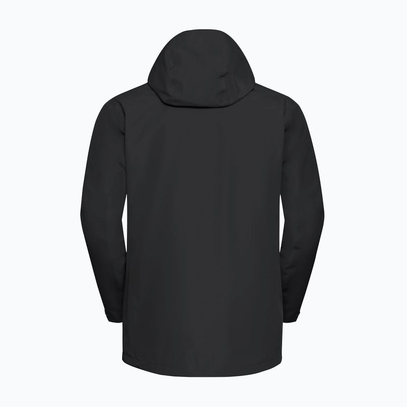 Férfi 3 az 1-ben dzseki Jack Wolfskin Icecape 3In1 Down Rds fekete 11