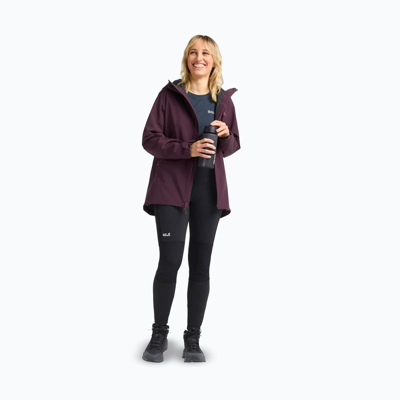 Női túra leggings Jack Wolfskin Hike With Me fekete 2