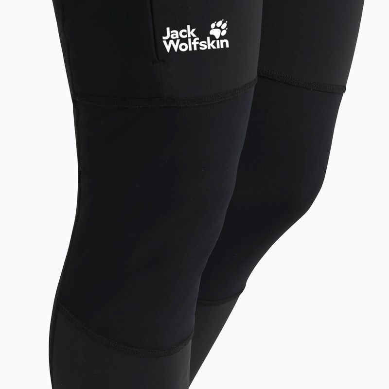 Női túra leggings Jack Wolfskin Hike With Me fekete 5